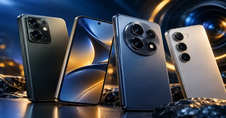 Celulares de gama media con diferentes sistemas de cámaras